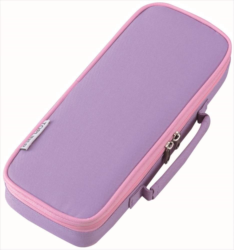 raymay 藤井 文具盒 顶衬 布制/eva制 紫色 fsb108v